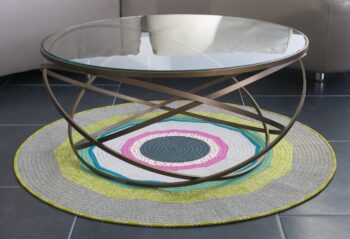 Luna Lovequilts - Round patchwork rug