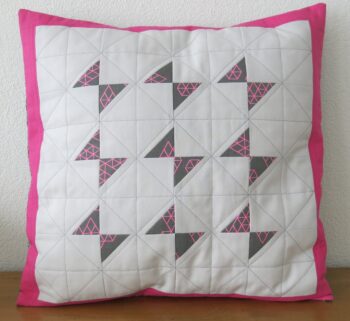 Luna Lovequilts - Butterfly quilted cushion inspired by Krystina of KH Quilts - A beginner friendly class