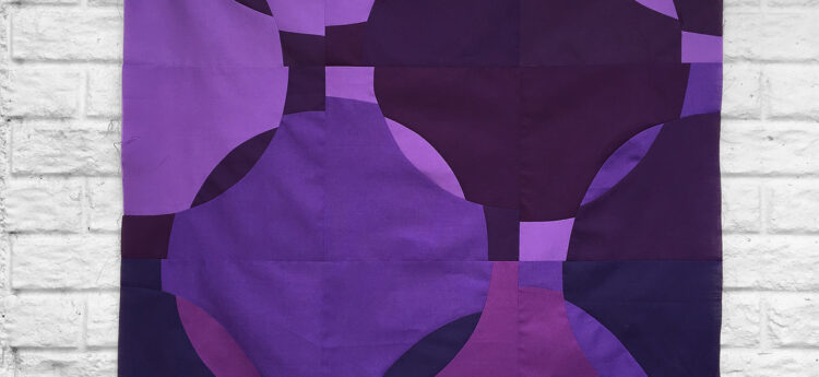 Luna Lovequilts - Inspiration blog post series - Purple top made by Diana Vandeyar