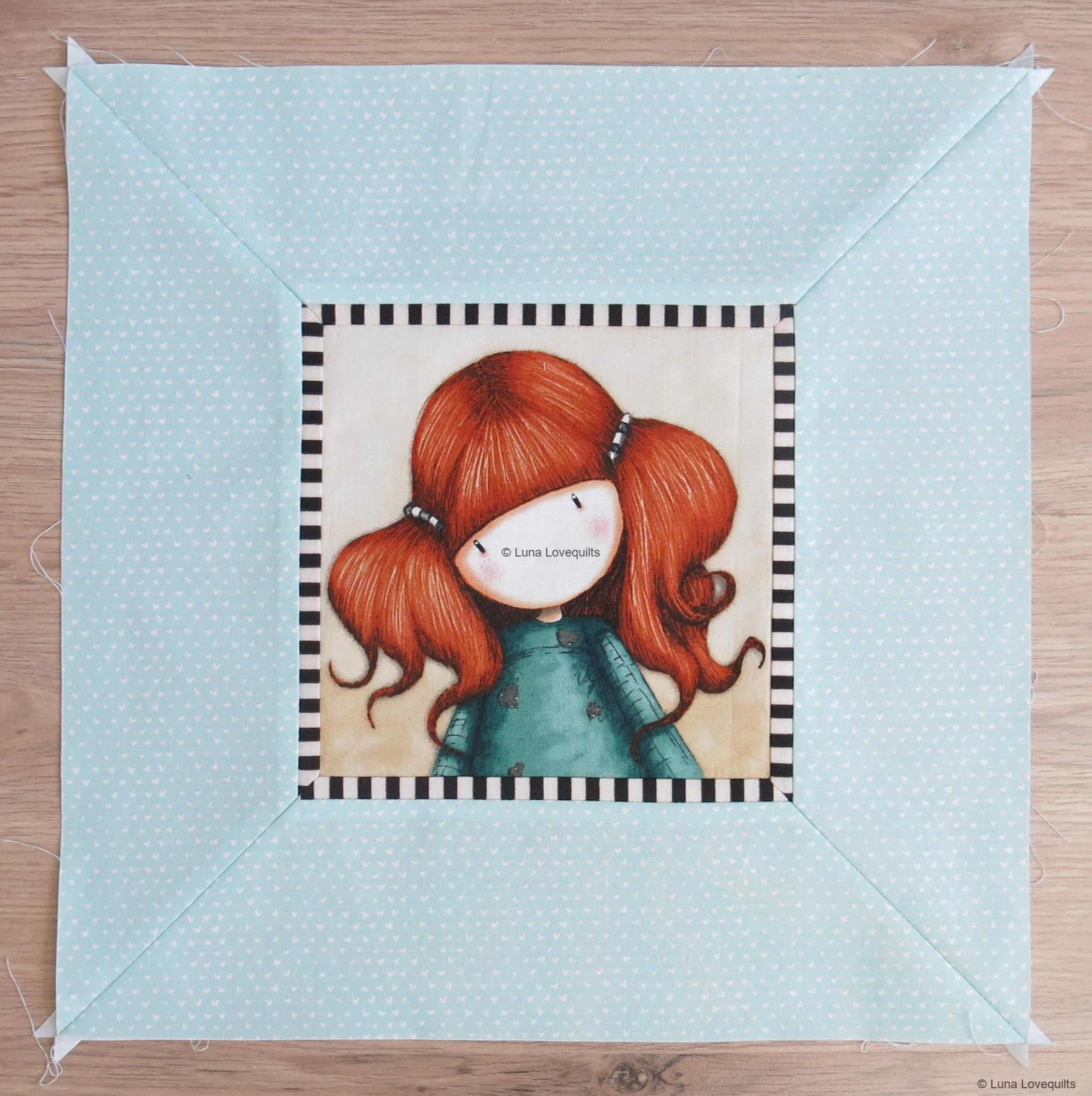 Luna Lovequilts - Quilting Tutorial - Mitered borders