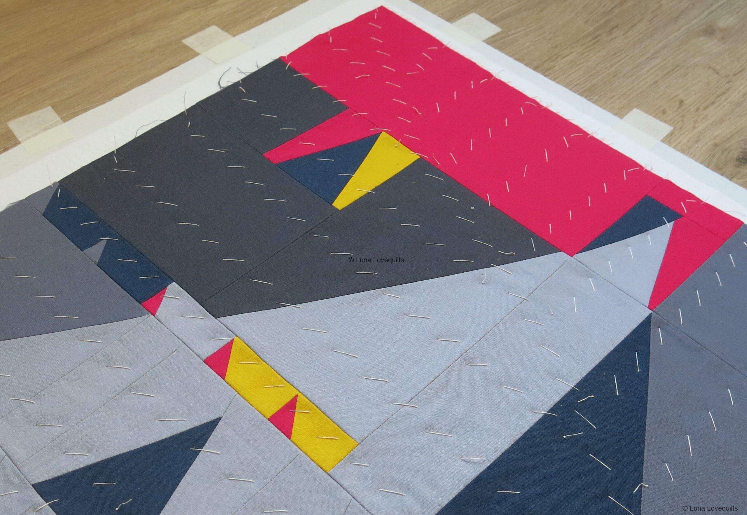Luna Lovequilts - Quilting Tutorial - Quilt basting