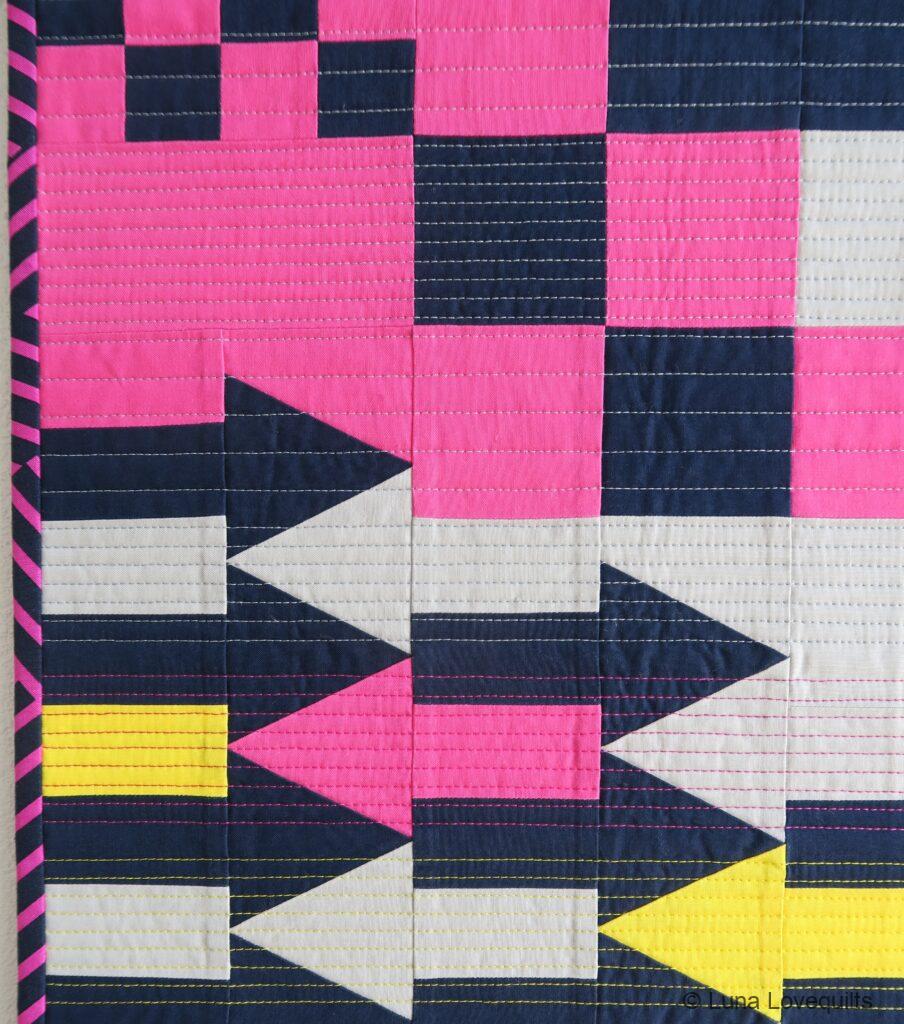 Luna Lovequilts - Small quilt - Detail