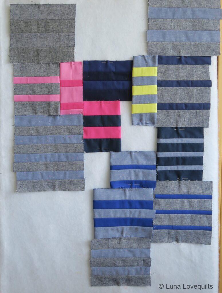 Luna Lovequilts - Stripes quilt project