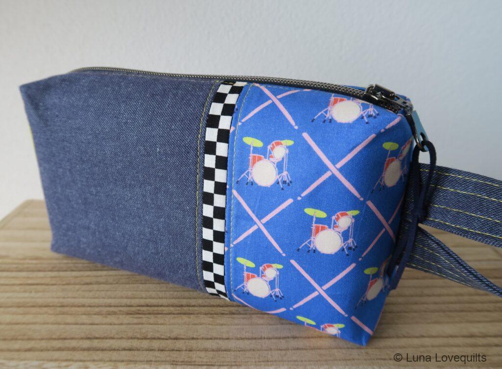 Luna Lovequilts - Boxy Pouch - Rebel Girl collection
