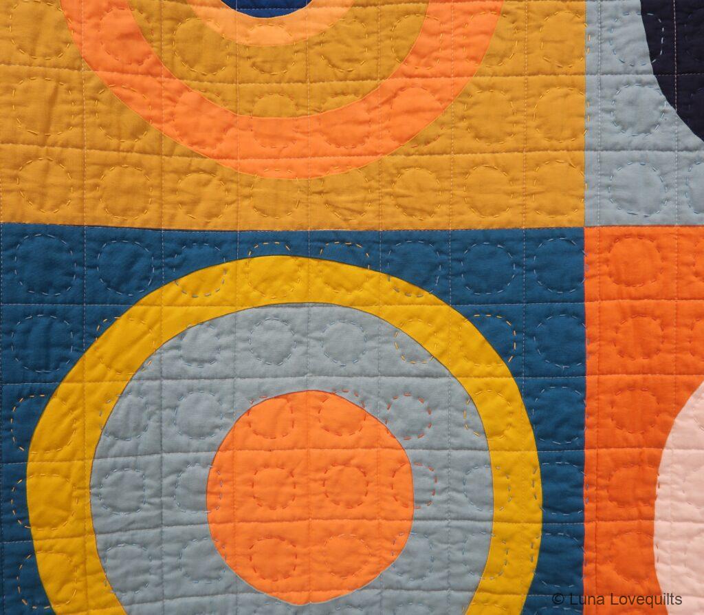 Quiltcon 2022 - Quilt made by Carolina Oneto - Close-up