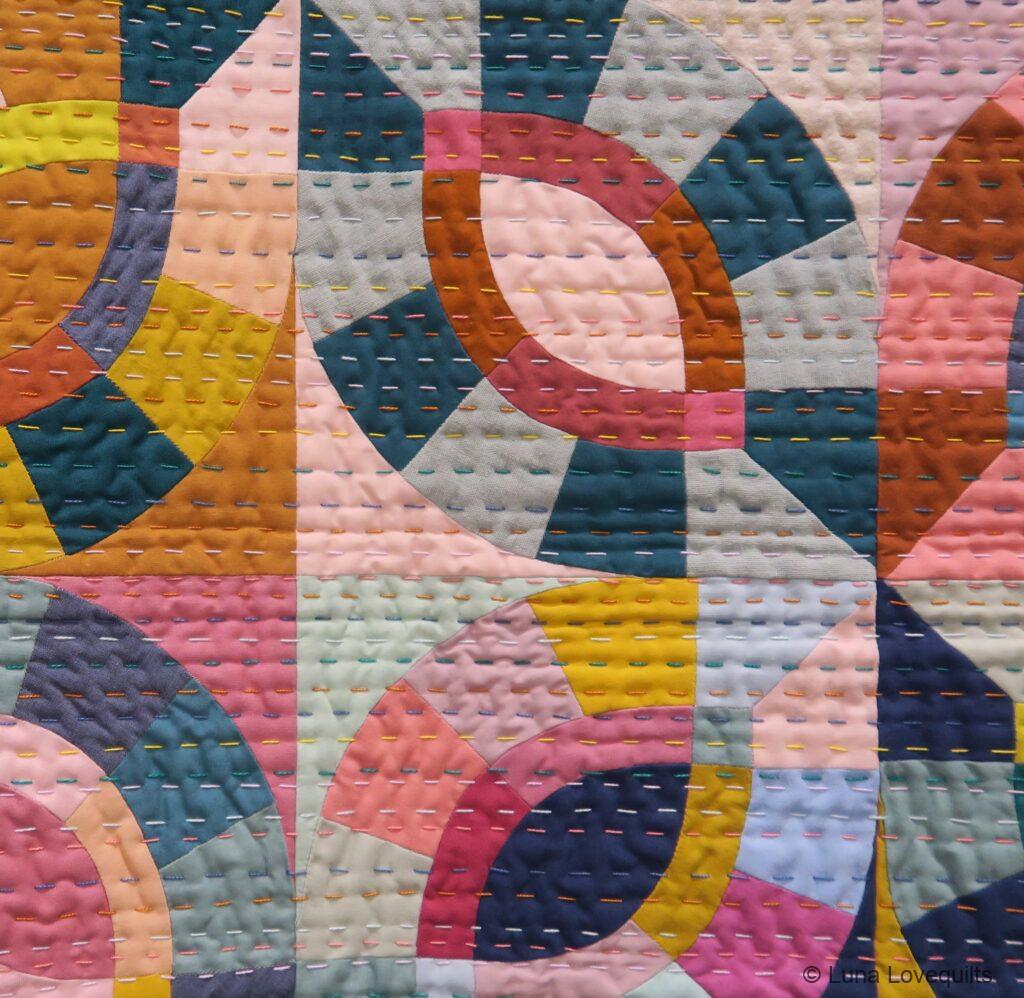 Quiltcon 2022 - Quilt made by Michelle Bartholomew - Close-up