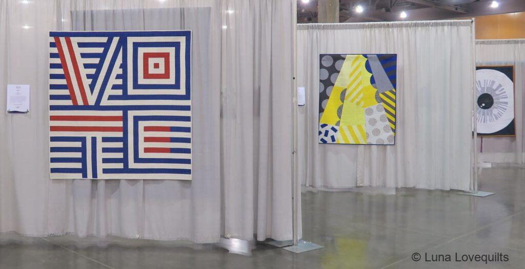 Quiltcon 2022 - Piecing Category - Overall view