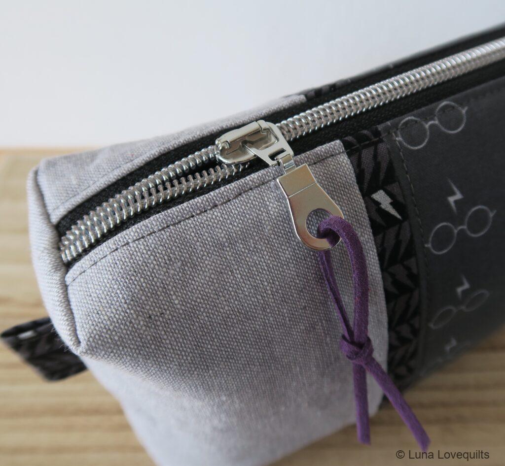 Luna Lovequilts Shop Handmade - Boxy Pouch - Close-up