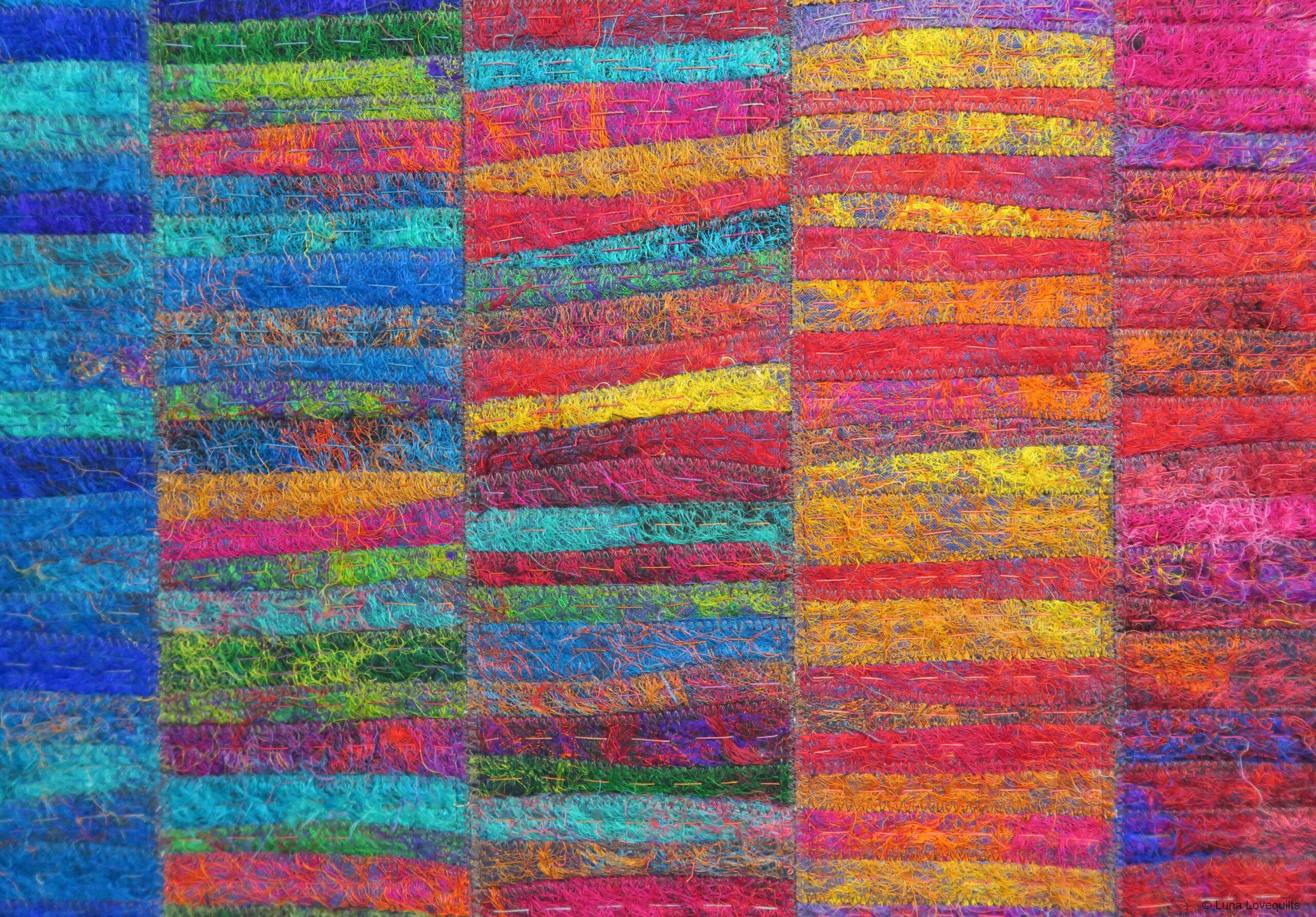 Textile Artwork by Maria Vuilleumier - Close-up