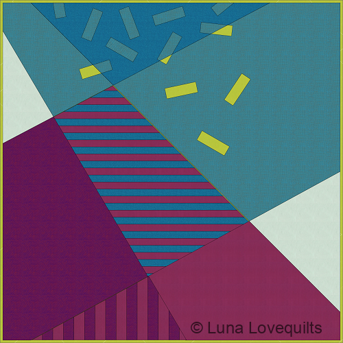 Luna Lovequilts - Quilt mockup for Windham Fabric Challenge 2024 