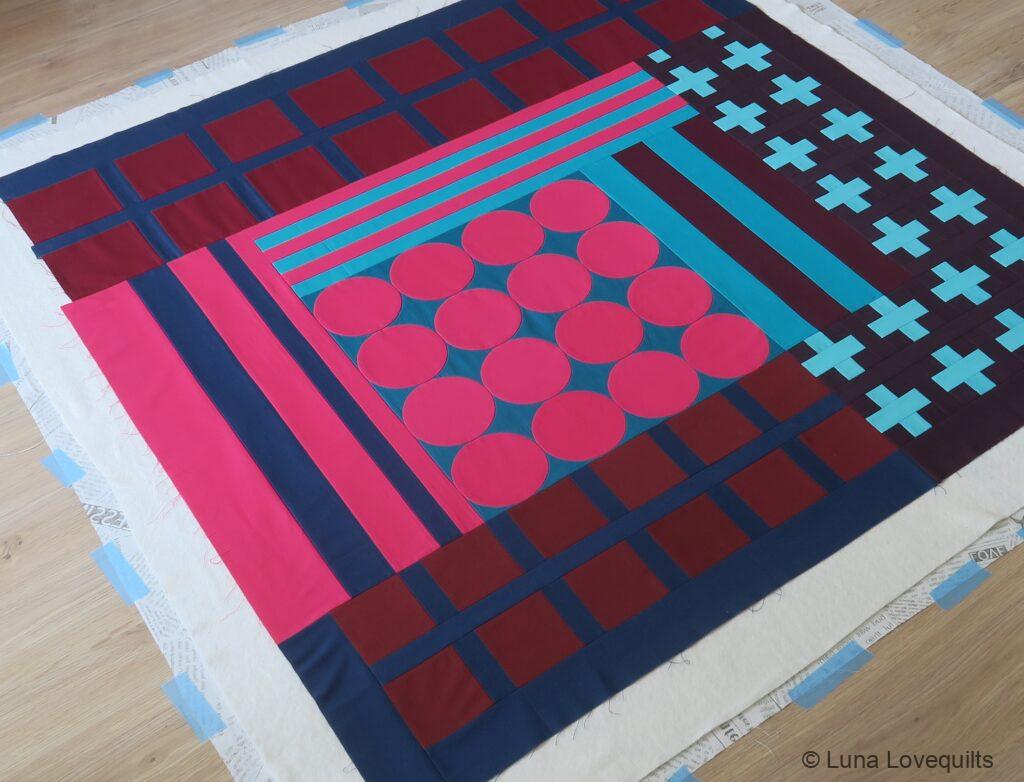 Luna Lovequilts - New Project - Finished quilt top