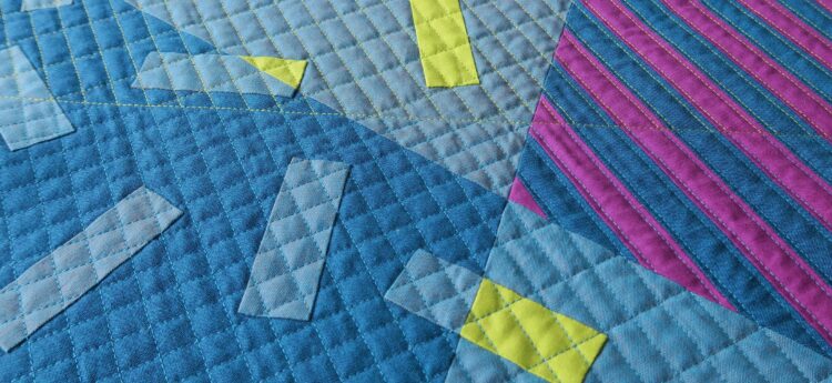 Luna Lovequilts - Windham Fabric Challenge 2024 - Quilting close-up