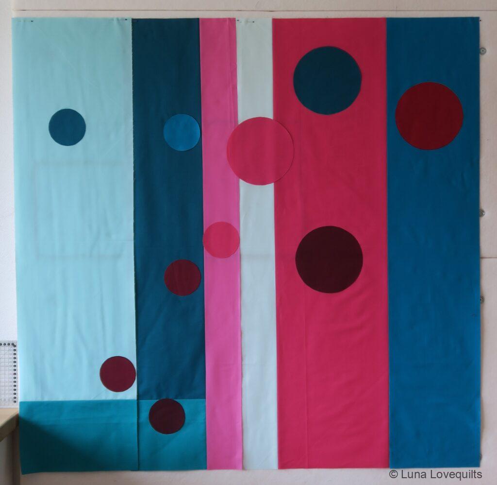 Lunalovequilts - New quilting project #4 - Piecing the background