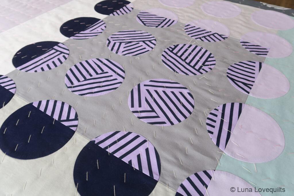 Lunalovequilts - New quilting project #2 - Basting