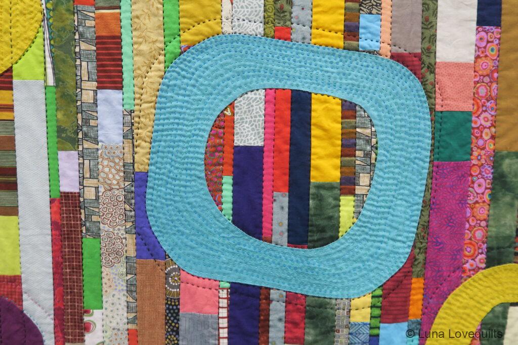 Quiltcon 2024 - Quilt by Marla Varner - Detail