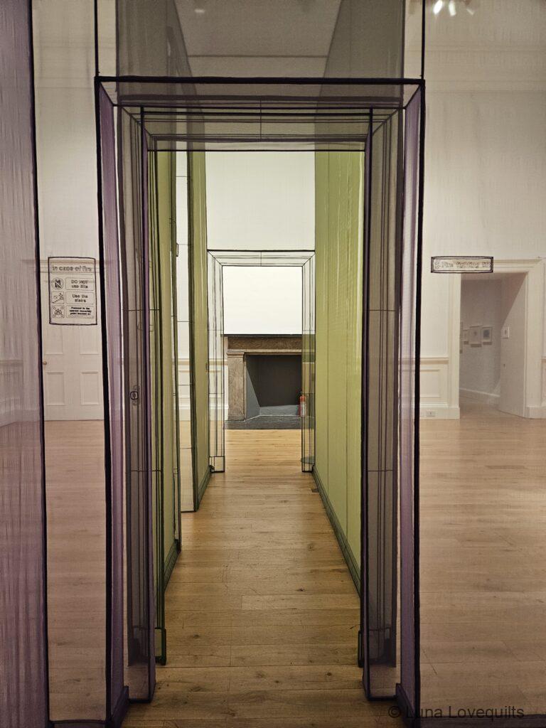 Polyester fabric and steel work by Do Ho Suh