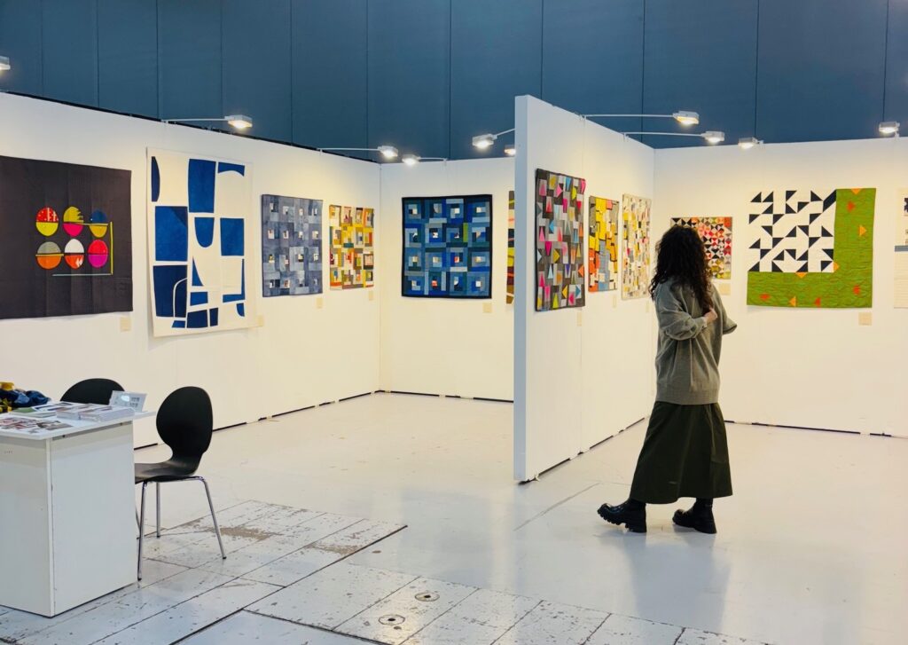 Sarah Hibbert solo show at Korea Quilt Festival - Photo credit Paul Hibbert