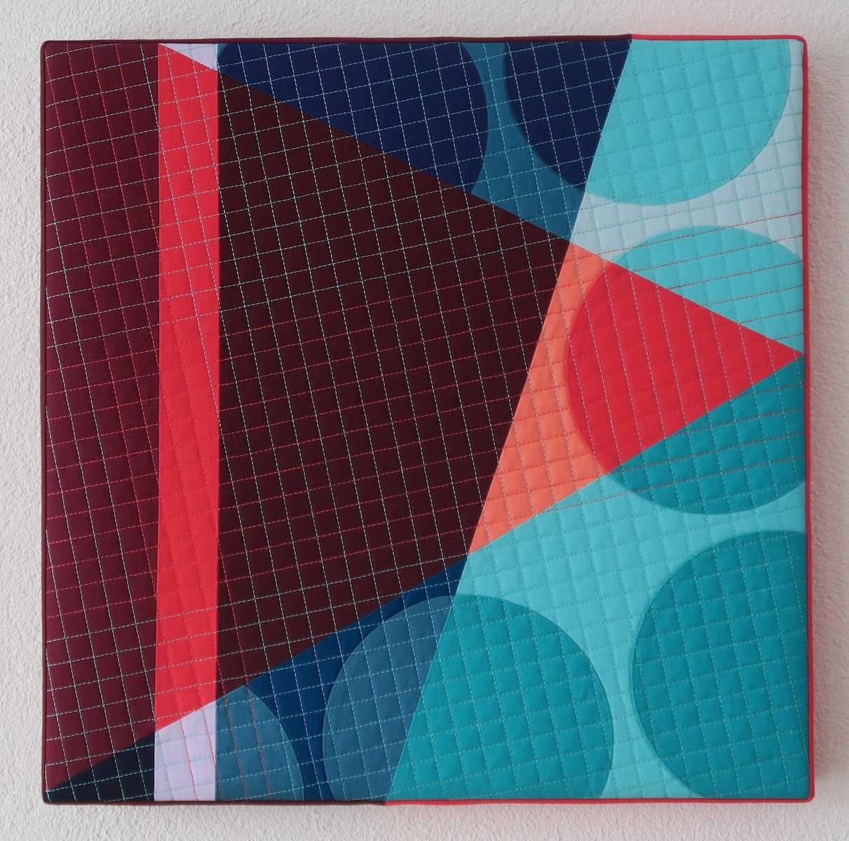 Sophie Zaugg - Framed Quilt - Interaction VI