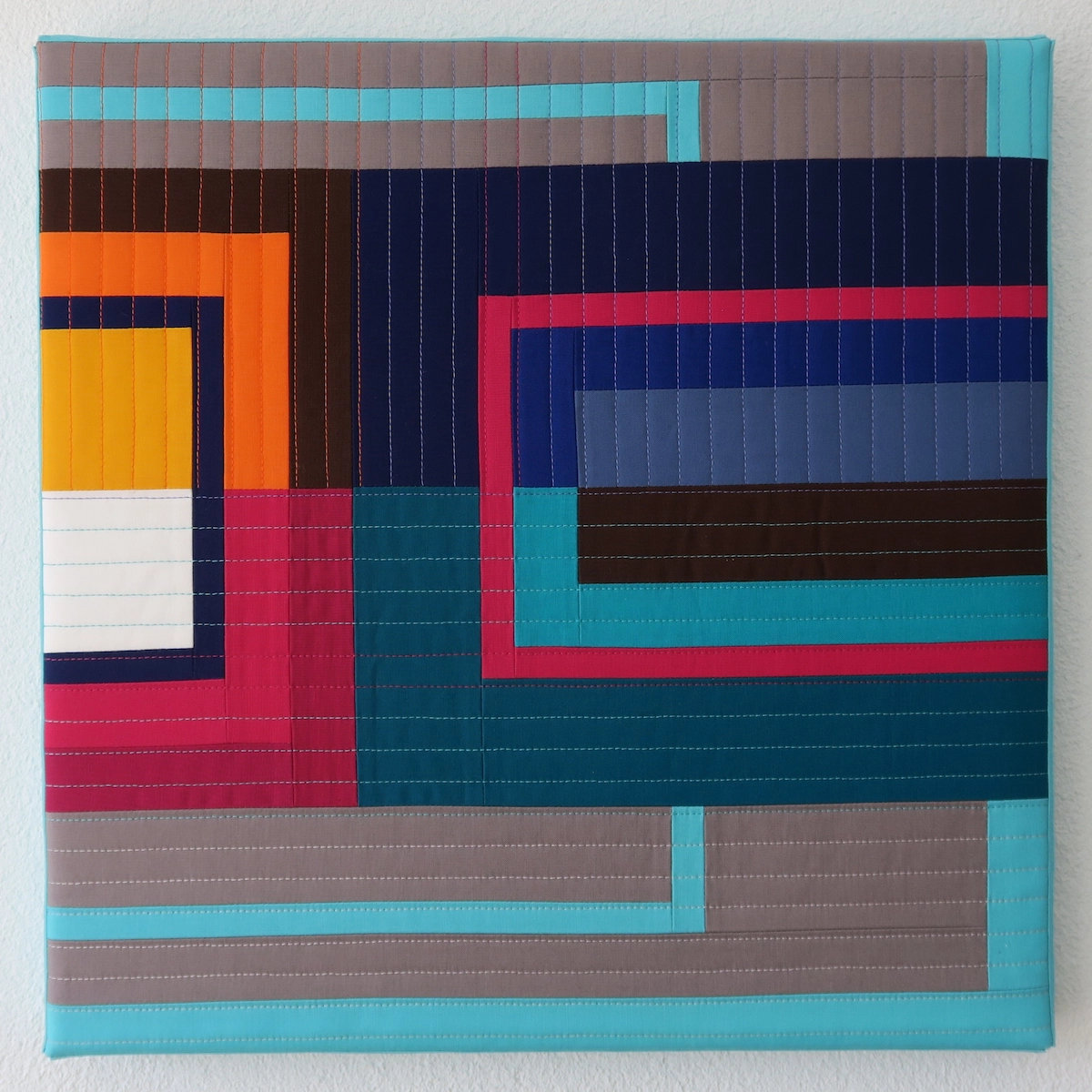 Sophie Zaugg – Framed Quilt – Reflet Sophie Zaugg - Framed Quilt - Reflet