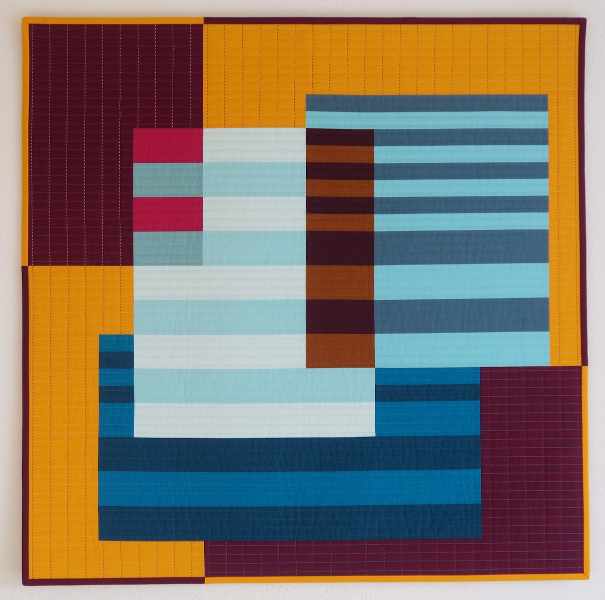 Sophie Zaugg - Quilt - Strates - Binding Detail