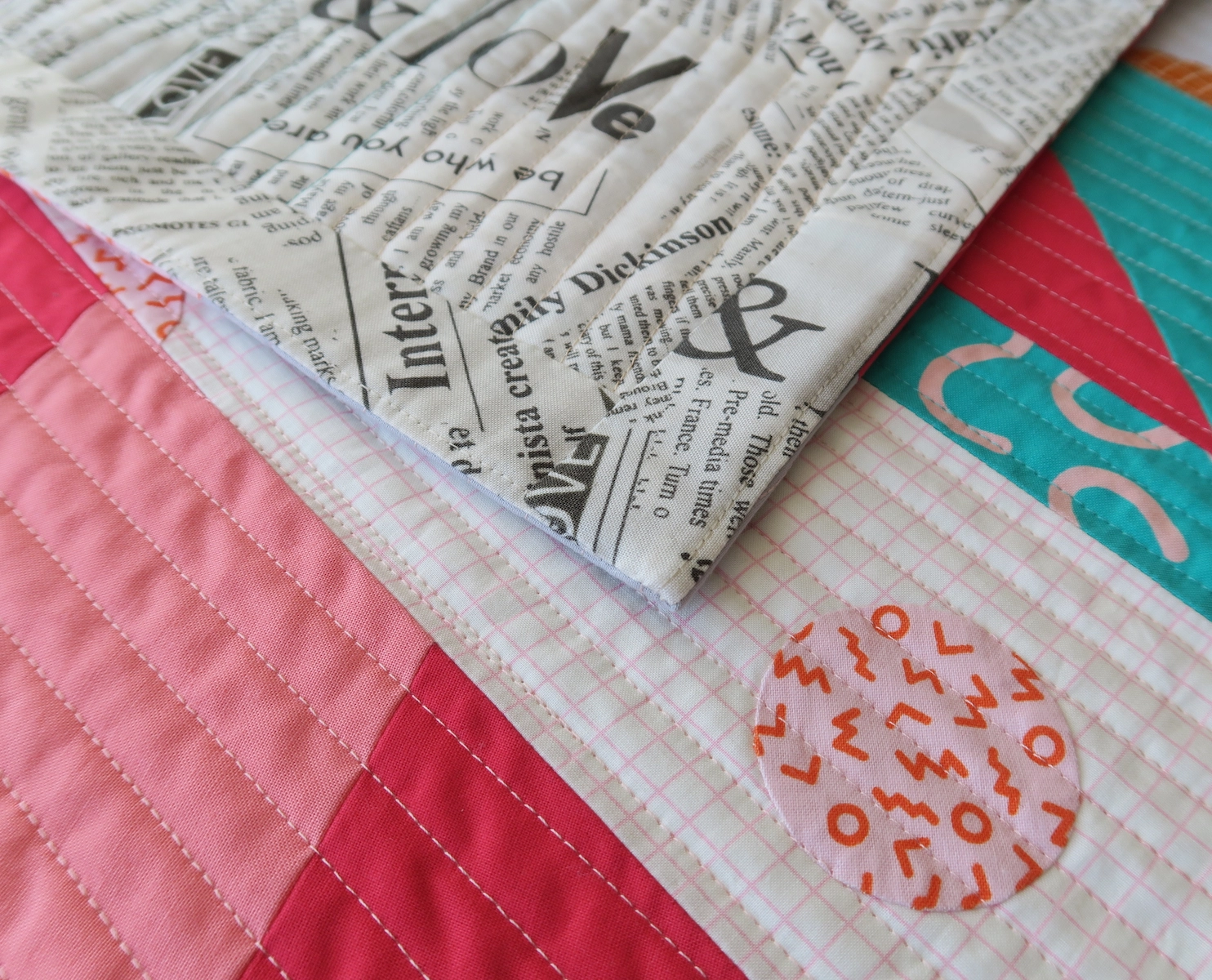 Sophie Zaugg – Quilt – Gelateria – Finishing Method Sophie Zaugg - Quilt - Gelateria - Finishing Method
