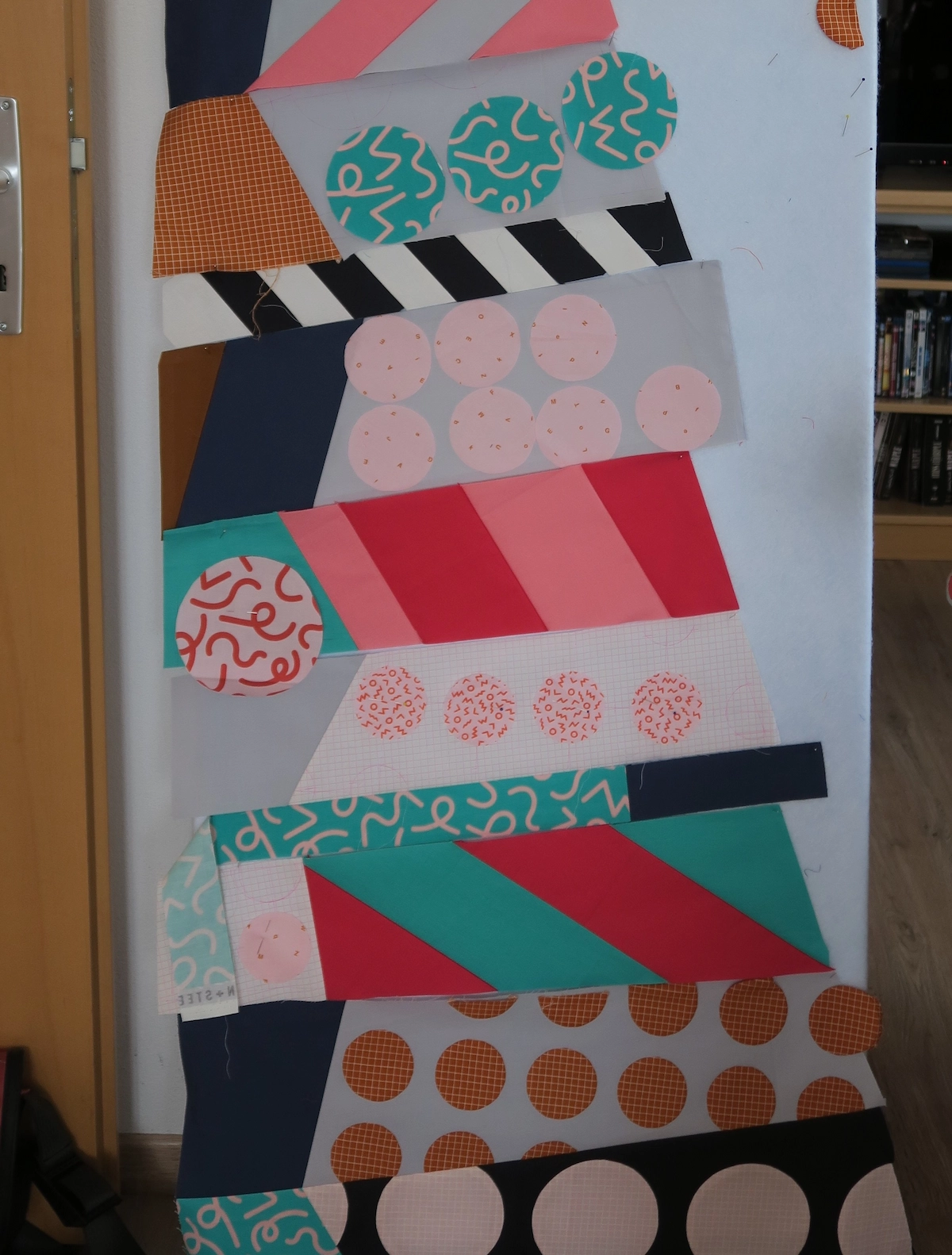 Sophie Zaugg – Quilt – Gelateria – Piecing in Progress Sophie Zaugg - Quilt - Gelateria - Piecing in Progress