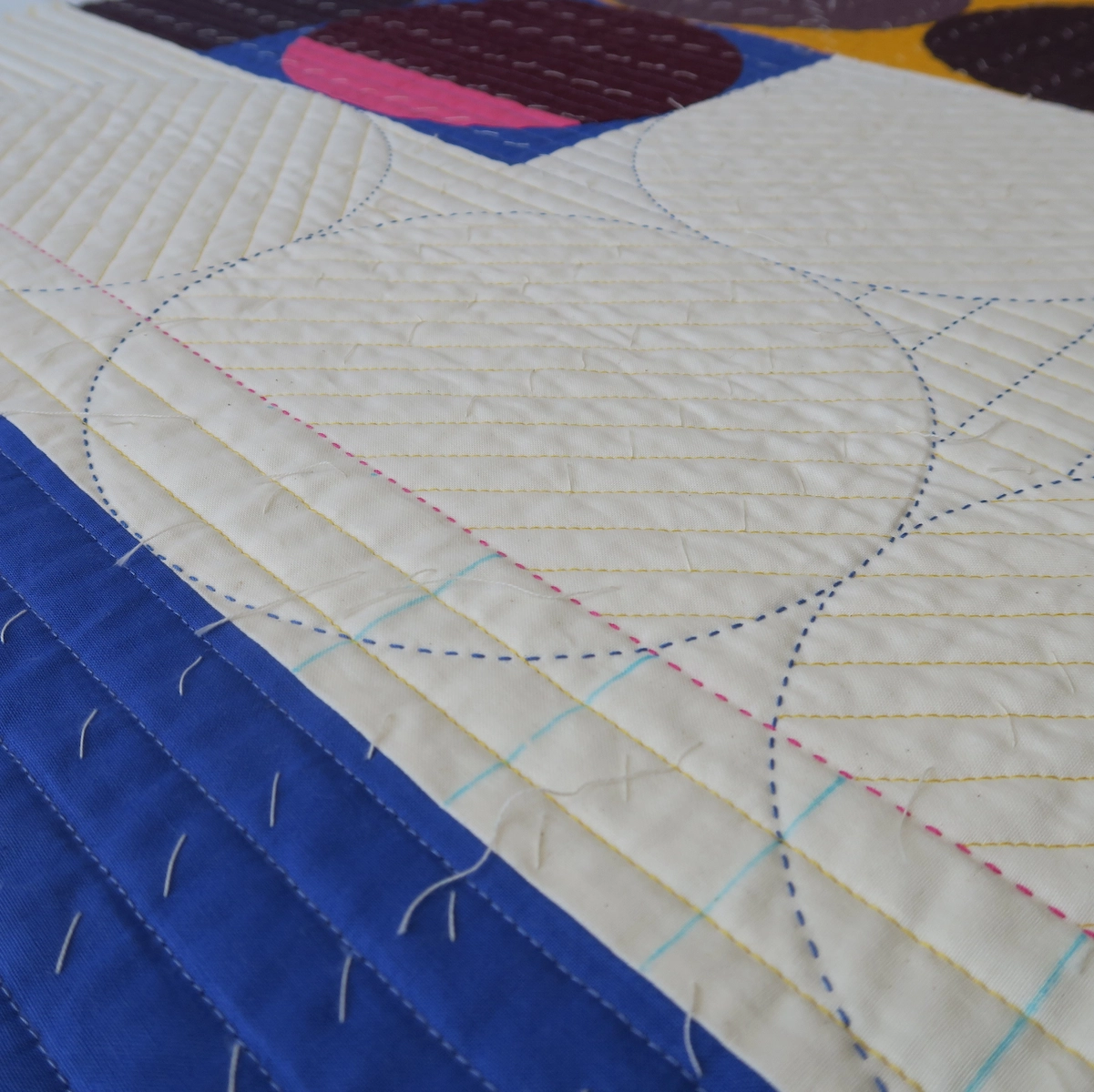 Luna Lovequilts – Gameplay III – Mix of Hand & Machine Quilting in Progress Luna Lovequilts - Gameplay III - Mix of Hand & Machine Quilting in Progress