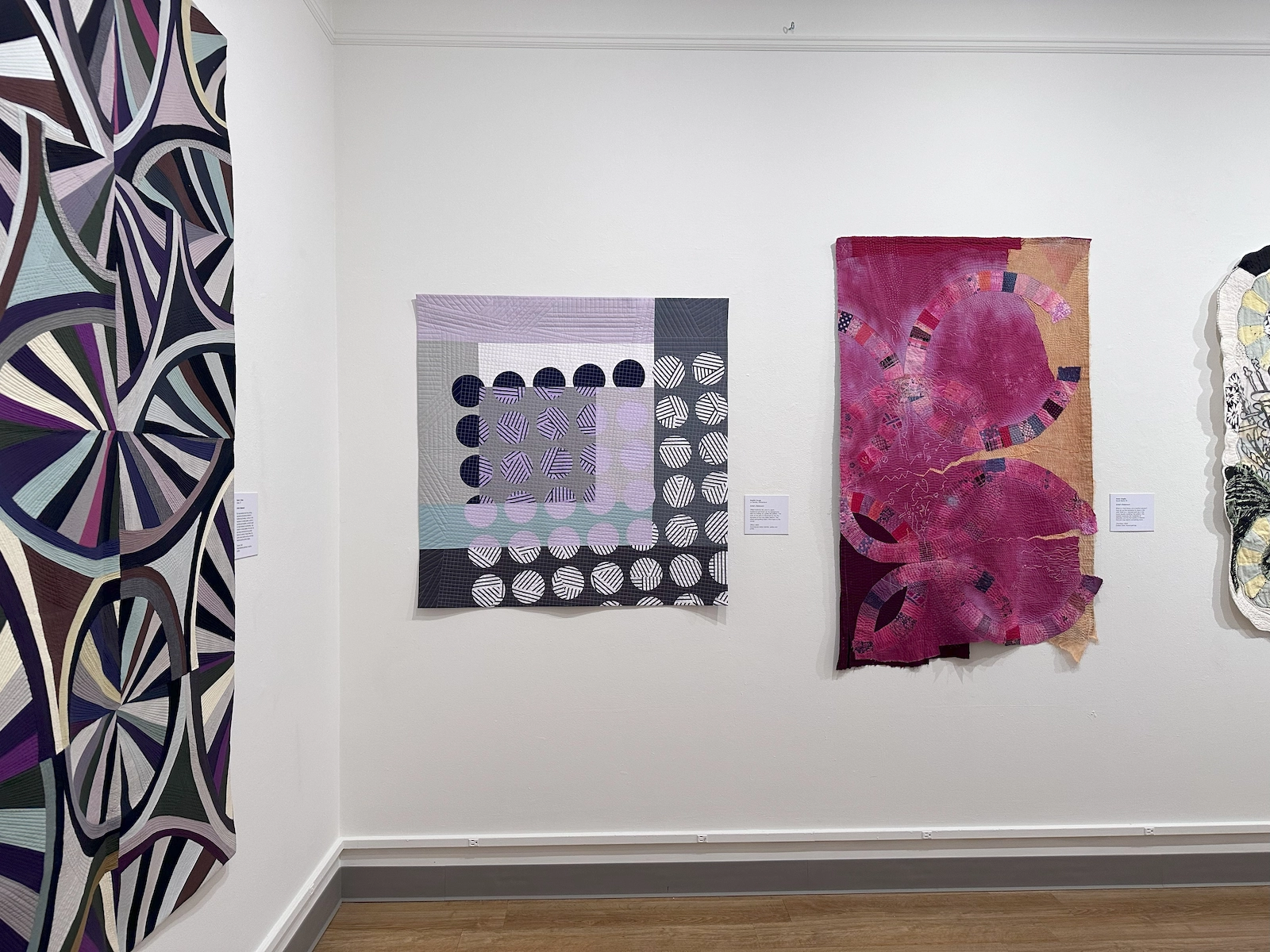 Sophie Zaugg - Offset - Quilts = Art = Quilts Exhibition 2024 - Schweinfurth Memorial Art Center