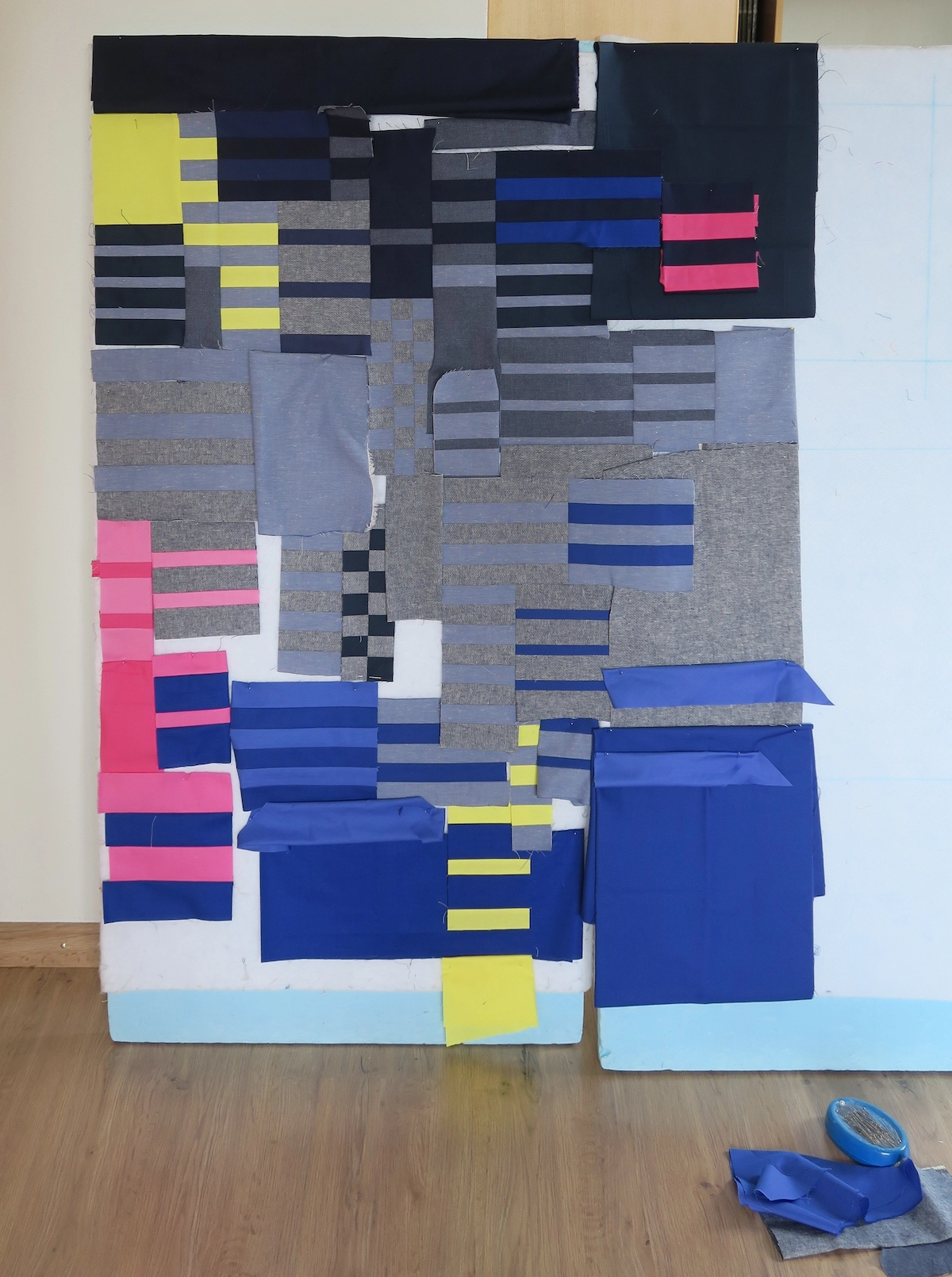 Sophie Zaugg – Quilt – Cityscape – Improv Piecing