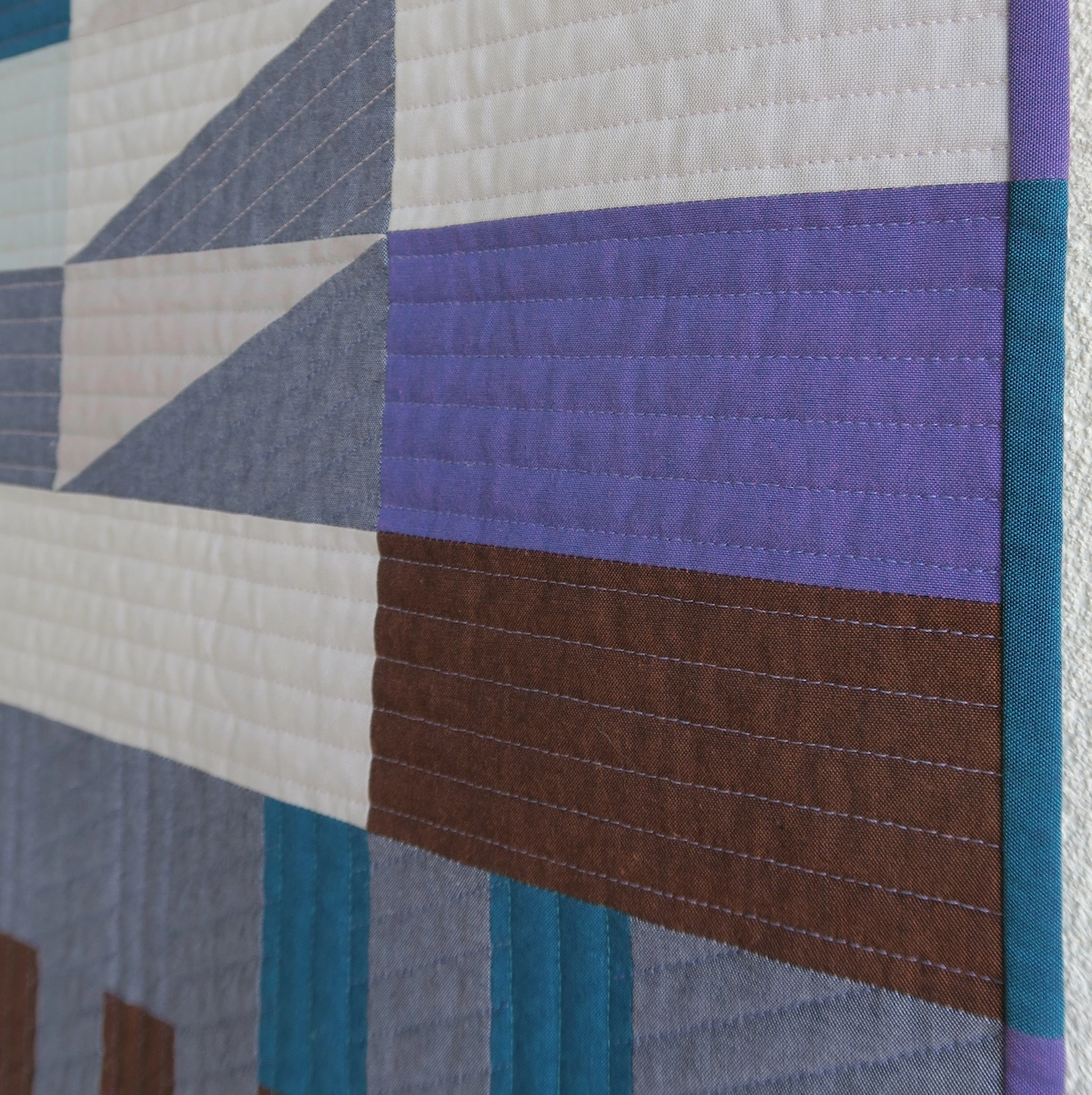 Sophie Zaugg – Quilt – Moonlight – Binding Detail