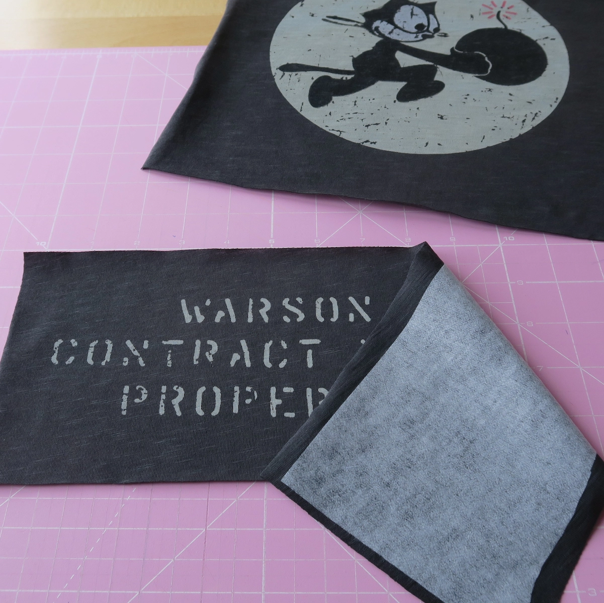 Luna Lovequilts - T-Shirt Quilt Project #4 - Interfacing