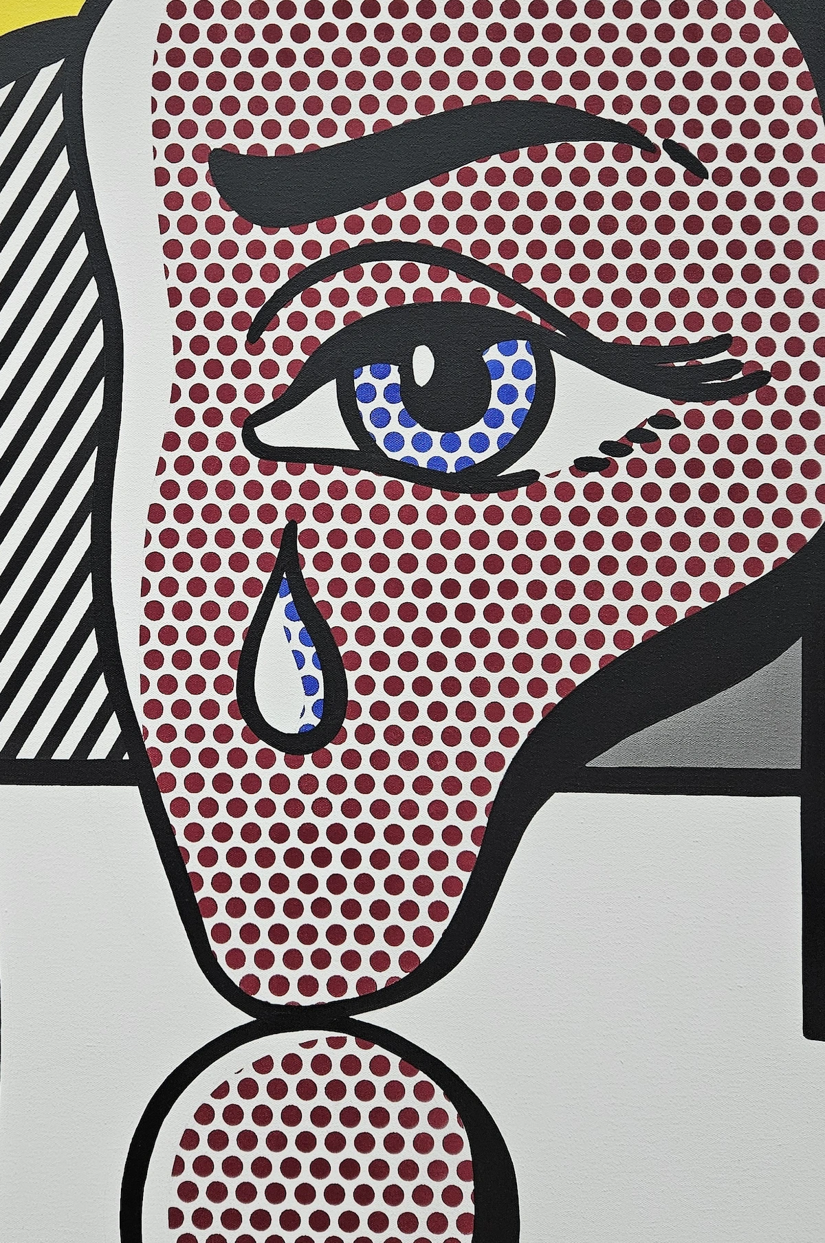 Fondation Beyeler - Roy Lichtenstein - Girl with Tear III - Detail