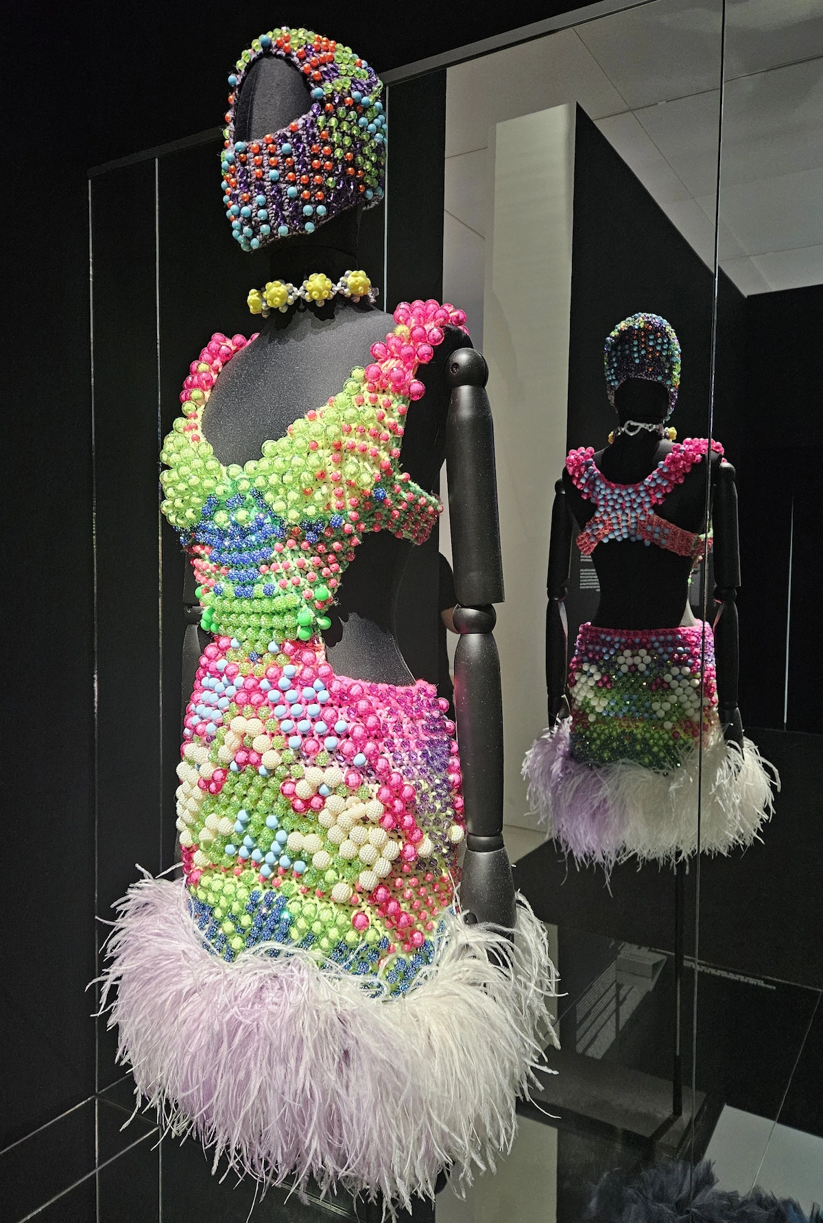 MUDAC Lausanne - Kevin Germanier - Dress - Upcycled beads