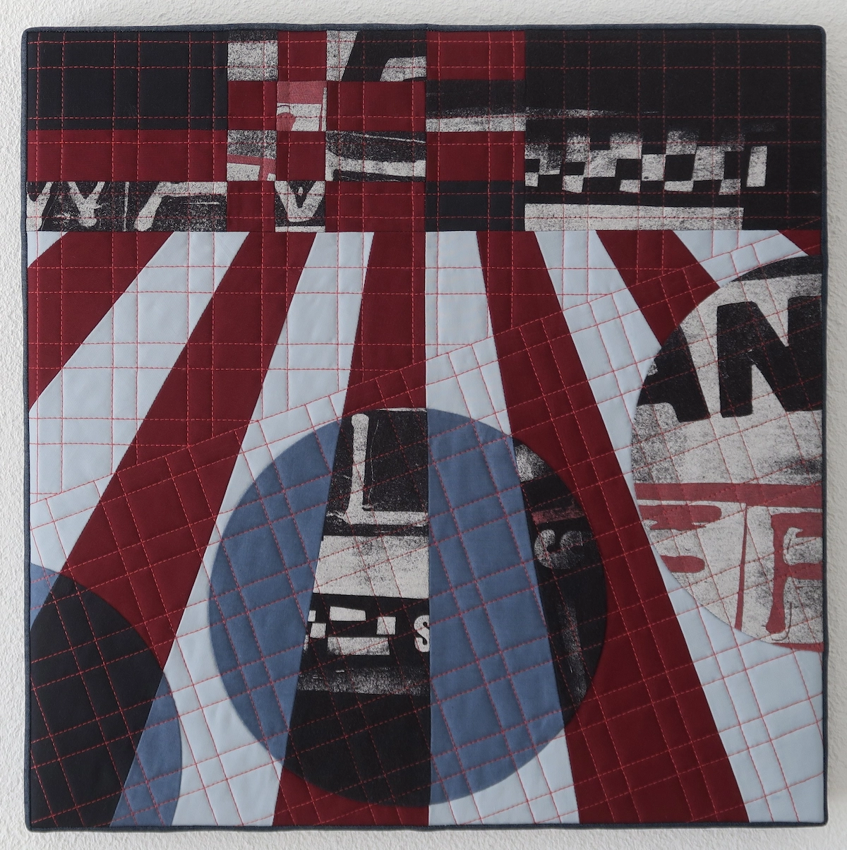 Sophie Zaugg – Framed Quilt – Greatest Tees I Sophie Zaugg - Framed Quilt - Greatest Tees I