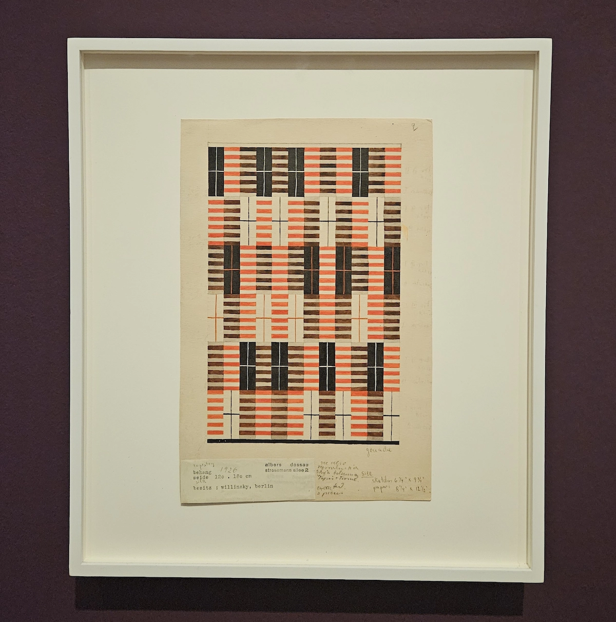 Zentrum Paul Klee - Anni Albers - Study