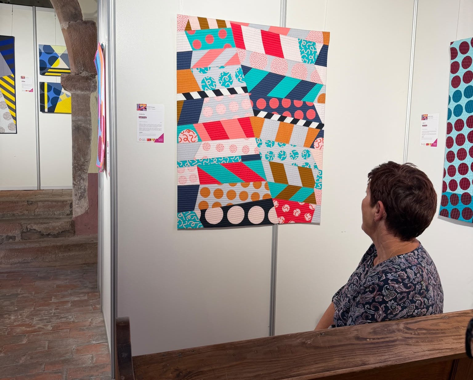 Sophie Zaugg - Solo Exhibit - Carrefour European Patchwork Meeting 2026 - Gelateria Quilt