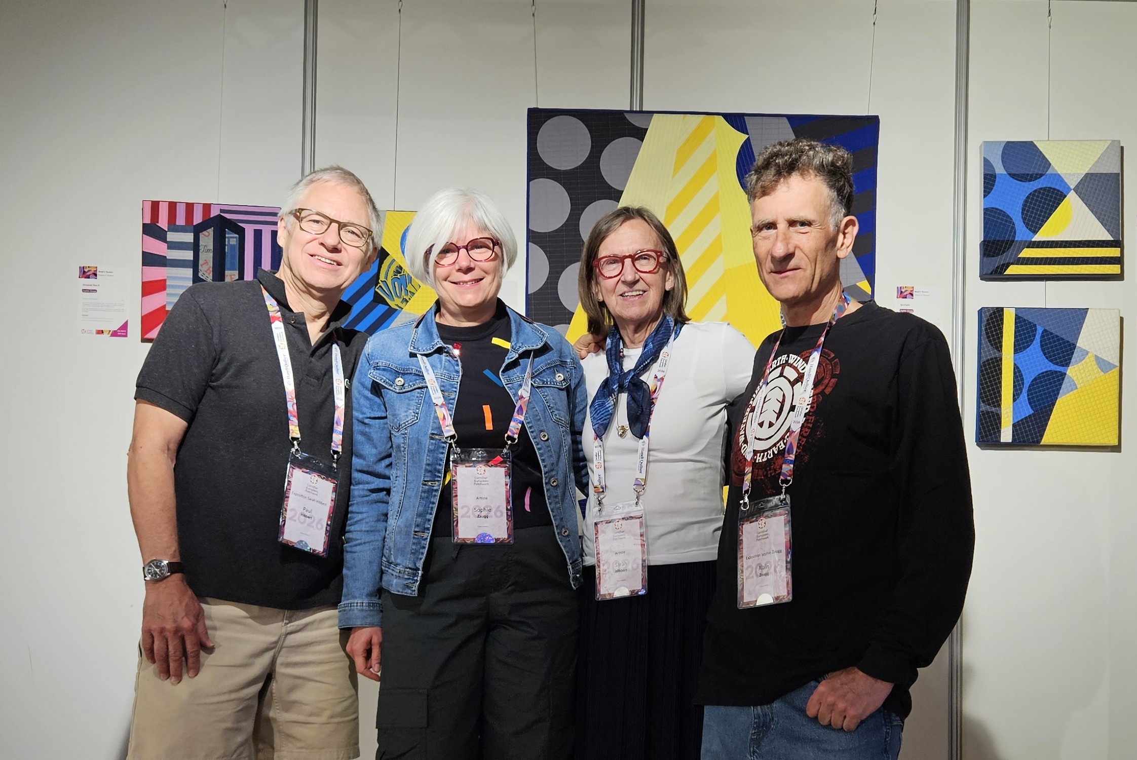 Sophie Zaugg - Solo Exhibit - Carrefour European Patchwork Meeting 2026 - Supporters - Horizontal
