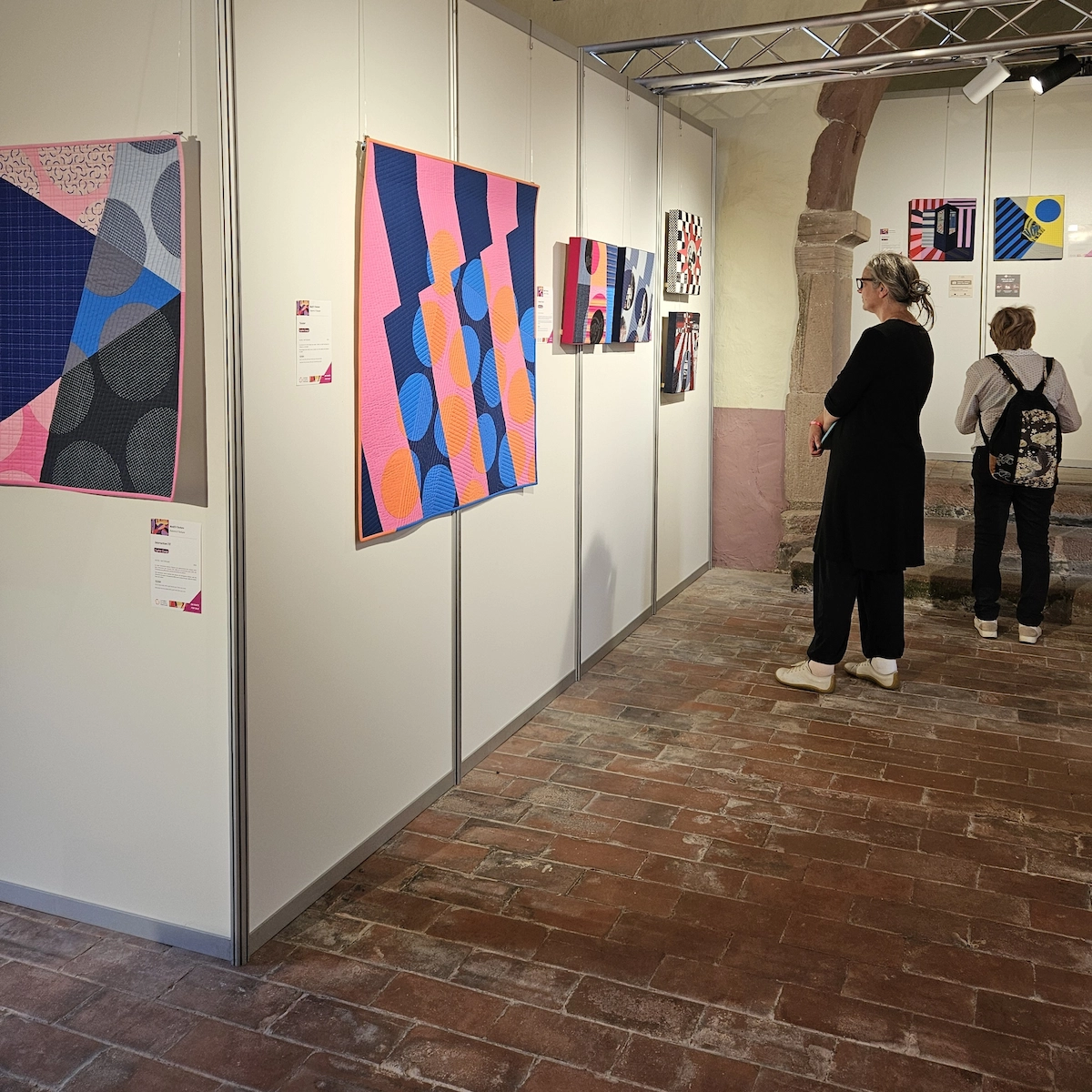 Sophie Zaugg - Solo Exhibit - Carrefour European Patchwork Meeting 2026 - Twister & Overall View