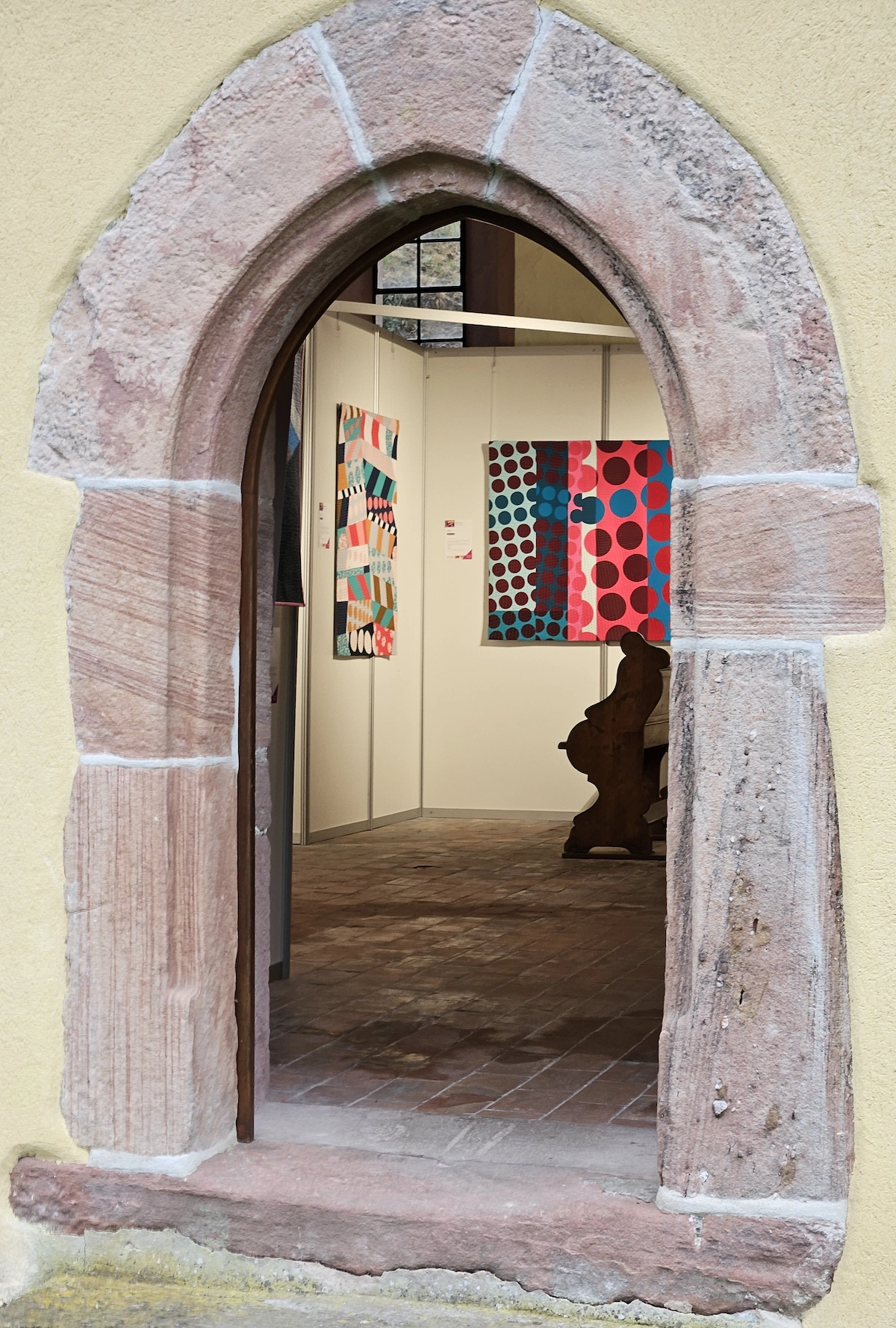 Sophie Zaugg - Solo Exhibit - Carrefour European Patchwork Meeting 2026 - View from the Entrance